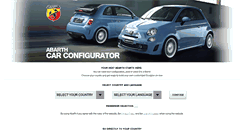 Desktop Screenshot of abarthcarconfigurator.com